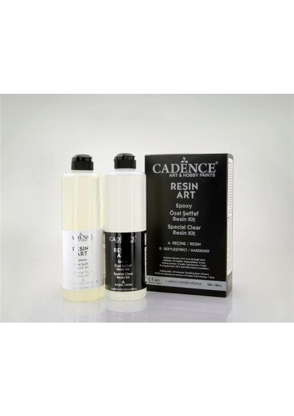 Resin Art - Şeffaf Epoksi Reçine Kit 500ML