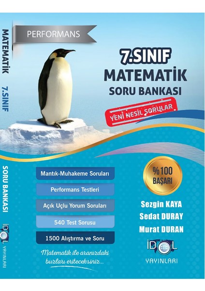 İdol Yayınları 7. Sınıf Performans Etkinlikli Matematik Soru Bankası