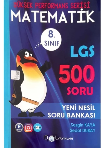 İdol Yayınları 8. Sınıf Yüksel Performans Matematik Soru Bankası