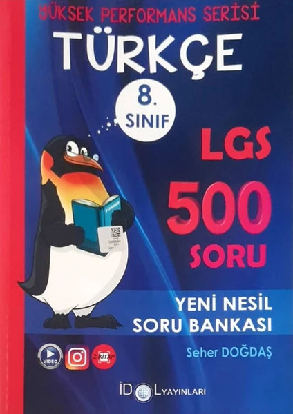 İdol Yayınları 8. Sınıf Yüksek Performans  Türkçe Soru Bankası