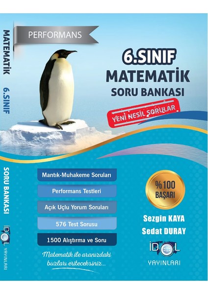 İdol Yayınları 6. Sınıf Performans Etkinlikli Matematik Soru Bankası