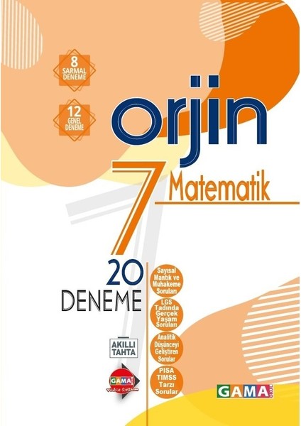 7. Sınıf Orjin Matematik 20 Deneme