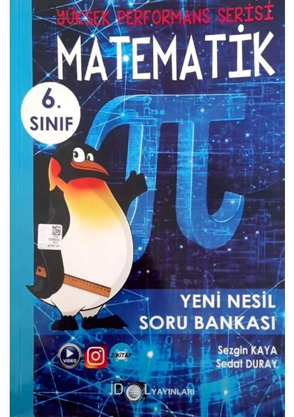 İdol Yayınları 6. Sınıf Yüksek Performans Matematik Soru Bankası