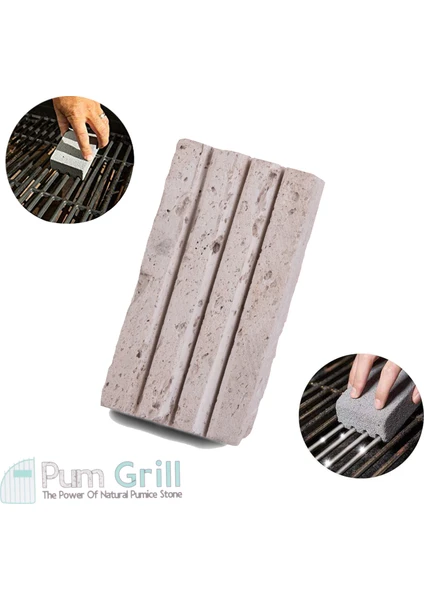 Pumice World Pum Grill Mangal Izgara Temizleyici Ponza Taşı