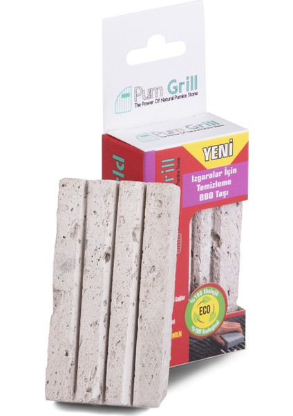 Pumice World Pum Grill Mangal Izgara Temizleyici Ponza Taşı