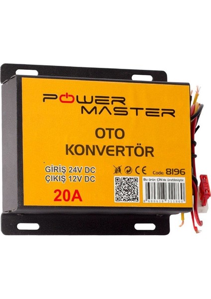 24-12 Volt 20 Amper Oto Konvertör PM-8196