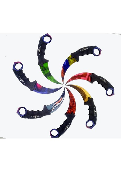 Ahşap Cs Go Karambite 7 Adet Set