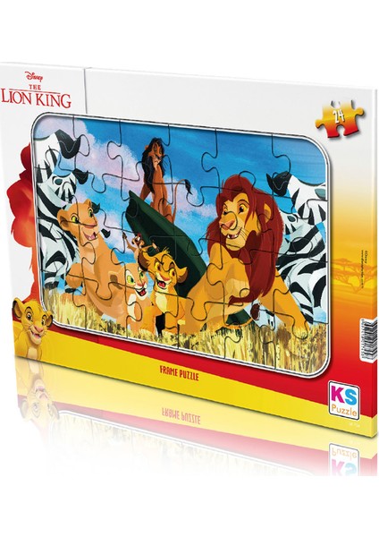 Lion King Frame Puzzle 24 Parça LK704