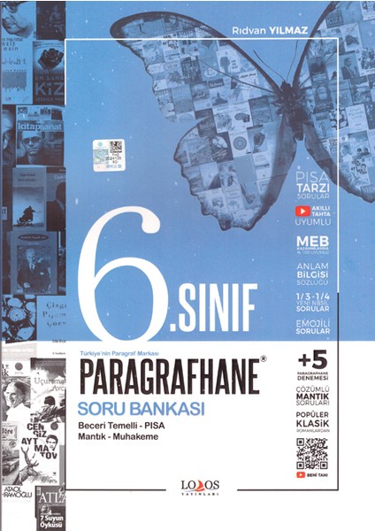Lodos Yayınları 6. Sınıf Paragrafhane Sözel Mantıklı Soru Bankası