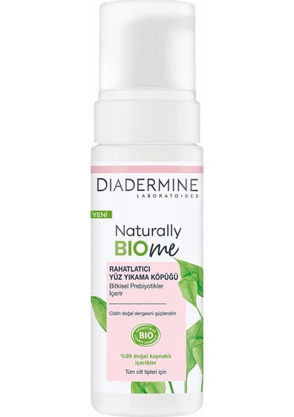 Diadermine naturally Bıome Rahatlatıcı Yüz Yıkama Köpüğü 150 ml 2'li