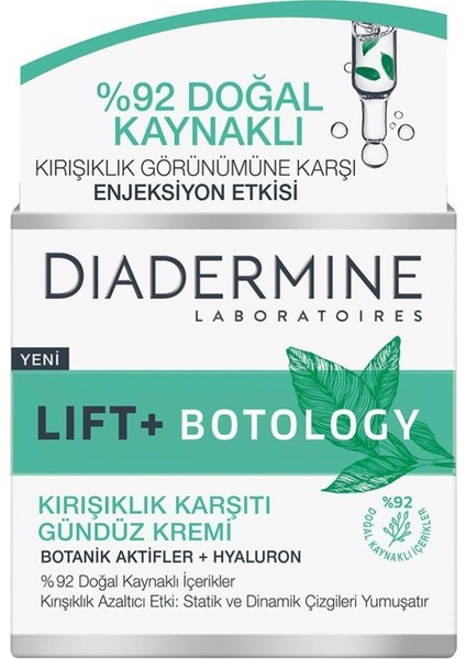 Lift+ Botology Gündüz Kremi 50 ml 2'li (%92 Doğal Kaynaklı)