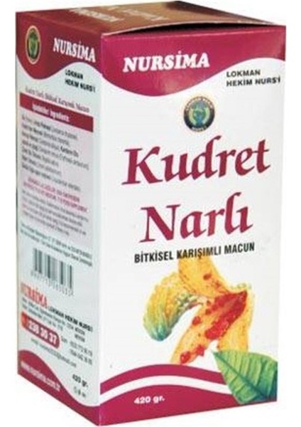 Kudret Narlı Bitkisel Karışımlı Macun 420 gr