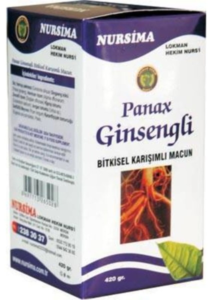 Ginsengli Bitkisel Karışım Macun 420 Gram