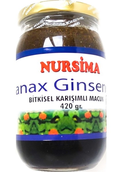 Ginsengli Bitkisel Karışım Macun 420 Gram