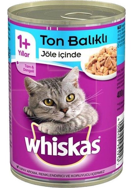 Ton Balıklı Kedi Konservesi 400 gr (6 Adet)