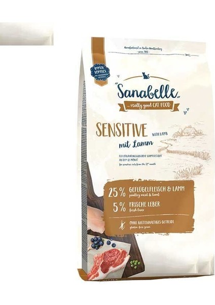Sensitive Lamb Kuzulu Kedi Maması 400 gr