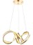 Avonnı AV-5259-S Sarı Boyalı Modern Avize, Led, Metal, 40CM 1