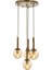 AV-60216-4ET Eskitme Kaplama Modern Avize E27 Metal Cam 40cm 1