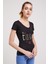Love Kadın V Yaka T-Shirt 3