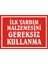 İlkyardım Malzemesini Gereksiz Kullanma Galvaniz Uyarı Levhası 17,5 x 25 cm 1