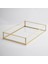 Nişan Tepsisi Sunum Kahve Söz Dekoratif Gold Pirinç Brass 30X20X6CM 4