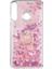 - Huawei P40 Lite E - Kılıf Yüzüklü Simli Sıvılı Milce Kapak - Pembe - T14309 1