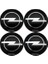 Jant Göbeği Arma Opel Alüminyum 60 mm 4'lü Set Siyah 1