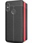 Xiaomi Mi 8 Deri Görünümlü Lux Niss Silikon Kılıf 2