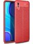 Xiaomi Redmi 9A Deri Görünümlü Lux Niss Silikon Kılıf 1