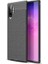 Samsung Galaxy Note 10+ Plus Deri Görünümlü Lux Niss Silikon Kılıf 1