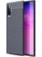 Samsung Galaxy Note 10+ Plus Deri Görünümlü Lux Niss Silikon Kılıf 1