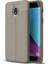 Samsung Galaxy J7 Pro Deri Görünümlü Lux Niss Silikon Kılıf 1