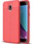 Samsung Galaxy J7 Pro Deri Görünümlü Lux Niss Silikon Kılıf 1