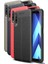 Samsung Galaxy A7 2018 Deri Görünümlü Lux Niss Silikon Kılıf 2