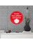 Maske Kullanmayı Unutmayın Sticker Afiş Duvar İçin 25 x 25 cm 3'lü SYL13 3