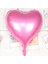 Kalp Uçan Balon Folyo Pembe 80 cm 32 Inç 1