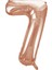 7 Rakam Rose Gold Folyo Balon 40 cm 1
