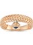 Ayyıldız Kuyumculuk Kadın Nazar Boncuklu Örgü Pembe Altın Yüzük 2