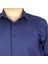 Büyük Beden Erkek Klasik Gömlek Likralı 20351 Lacivert 6XL 4