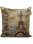 Home Paris Desen 3D Baskılı Dekoratif Kırlent Kılıfı 1