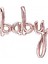 Baby Imza Folyo Balon Rose Gold (Bronz) 98 cm 1