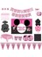 Minnie Mouse 16 Kişilik Lüks Puantiyeli Doğum Günü Parti Süsleri 50X70 Afişli Set 1
