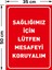 Sağlığımız İçin Lütfen Mesafeyi Koruyalım Zemin Kırmızı Tabelası Sac Malzeme 35 x 50 cm SYL49 2