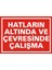 Hatların Altında ve Çevresinde Çalışma 2.6 mm PVC Uyarı Levhası 25 x 35 cm 1