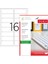 TW-2016 Lazer Etiket 100 Adet 99,1 x 34 mm 1