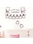 Kt Decoration Kedili Fotoğraf Resim Çerçeveli Bebek ve Çocuk Odası Pvc Duvar Sticker 4