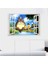 Kt Decoration Miyazaki Komşum Totoro Bebek ve Çocuk Odası Anime Pvc Duvar Sticker 2