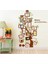 Kt Decoration Foto Albümlü Çerçeveli Ağaç Ev Dekorasyonu Duvar Dekoru Duvar Sticker 3