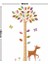 Kt Decoration Ağaç ve Yavru Ceylan Bebek ve Çocuk Odası Boy Ölçer Pvc Duvar Sticker 4