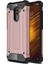 Xiaomi Pocophone F1 Kapak Çift Katmanlı Zırh Tank Kılıf - Rose Gold 1